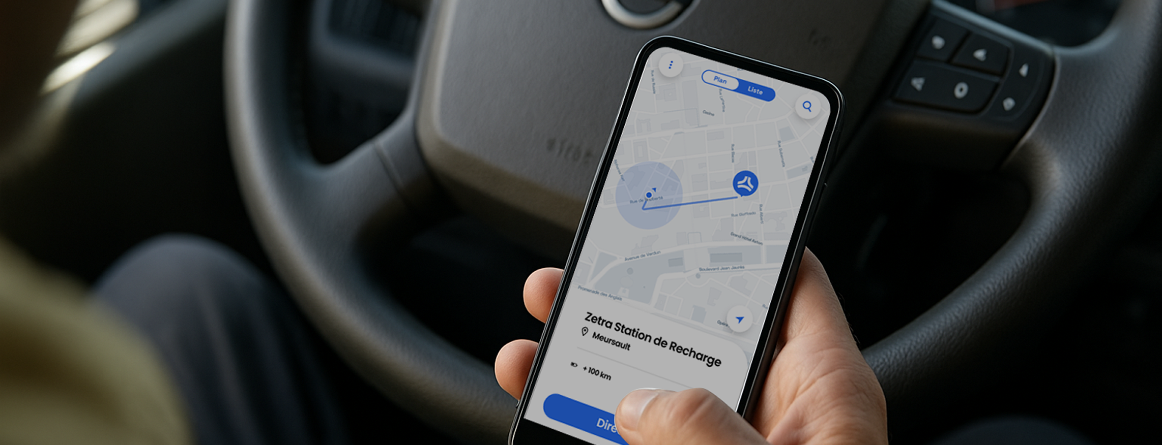 Chauffeur — app mobile E-XOS